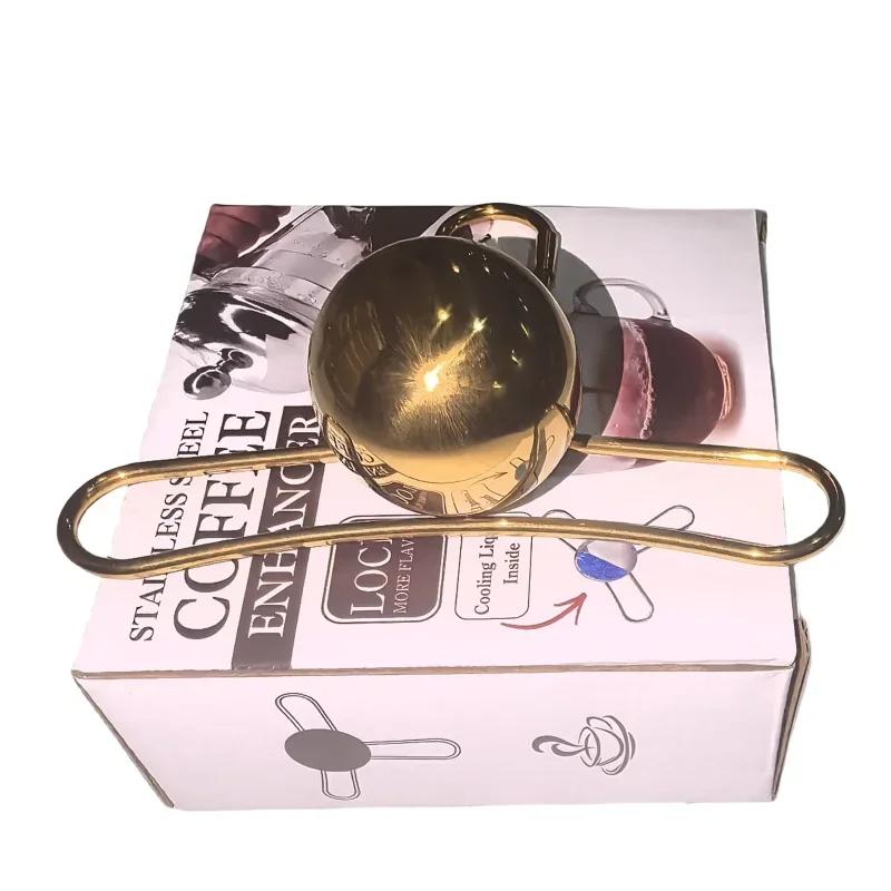 Stainless Steel Ice Balls for Coffee Cooling - Reusable Freezer-Safe Espresso Chiller, Flavor Enhancer Tool