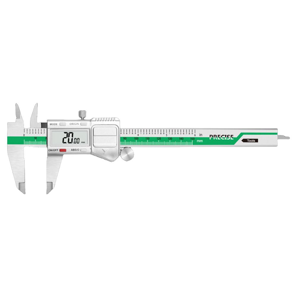150mm to 0.01mm Electronic Digital Caliper Stainless Steel Vernier Caliper Inch mm Fraction LCD Display Micrometer Digital Ruler