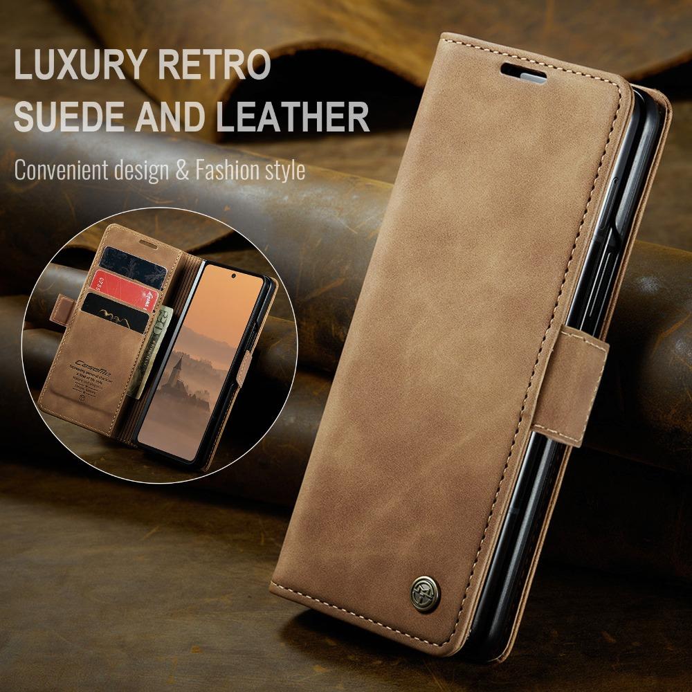 For Samsung Galaxy Z Fold 7 5G 2025 Folding Leather Flip Case Wallet Card Funda Samsung Z Fold7 6 5 4 Fold5 ZFold6 Book Cover