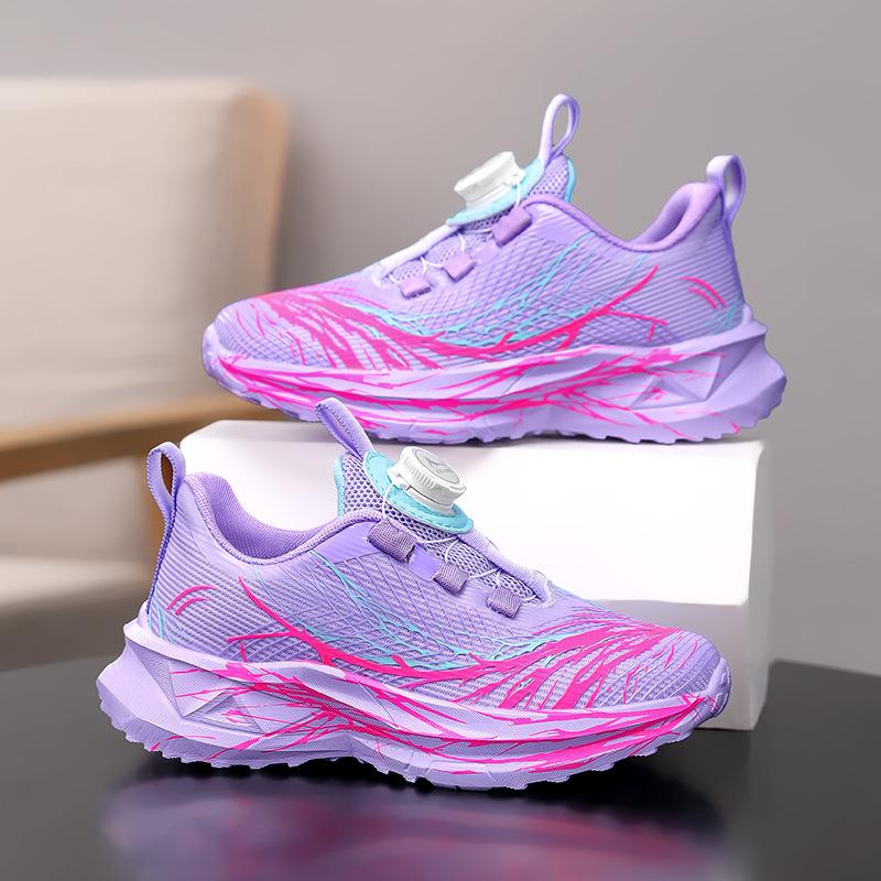 Breathable children's shoes Boys mesh sneakers Girls lightweight non-slip running shoes 2025 spring and autumn new running shoes batch
