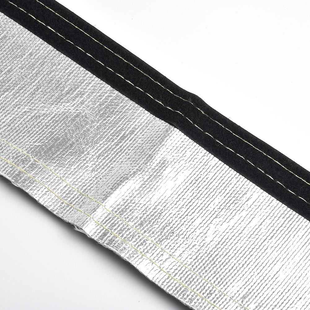 Insulated Hose Cover Wrap Wire Replacement Removal Black+Silver Protection