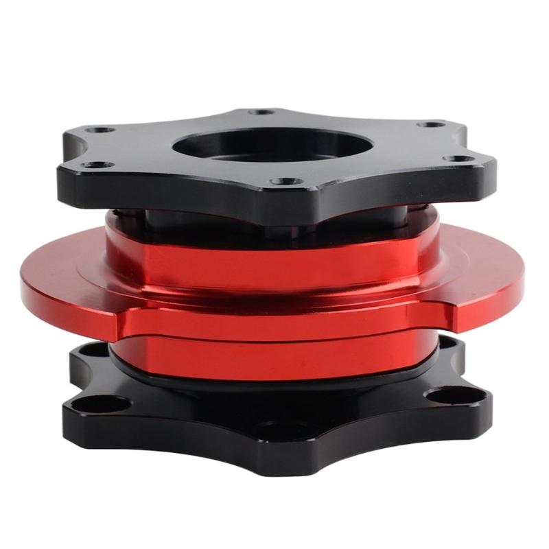 Vehicle Steering Wheel Adapter 8.9cm Diameter Anti Rusts Easy Operate for Racings Enthusiasts Improves Driving Safety