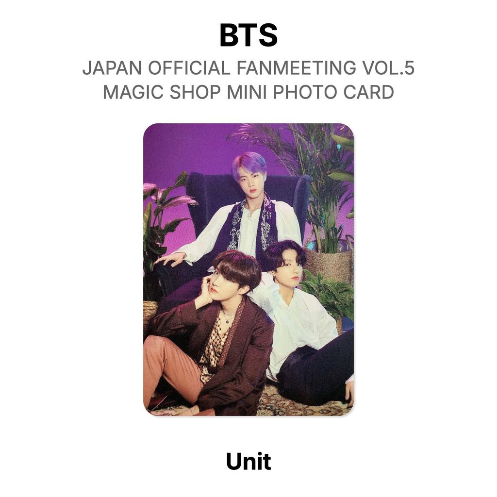 BTS JAPAN OFFIZIELLES FANMEETING VOL.5 MAGIC SHOP MINI-FOTOKARTE Offizielle Fotokarte