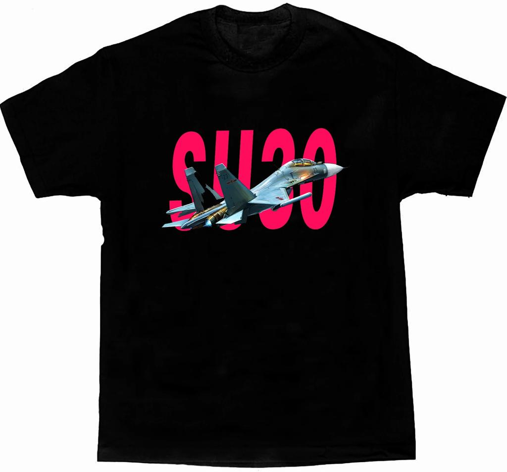 Sukhoi Su 30 Fighter TShirt Summer Cotton Short Sleeve ONeck Mens T Shirt New S3XL