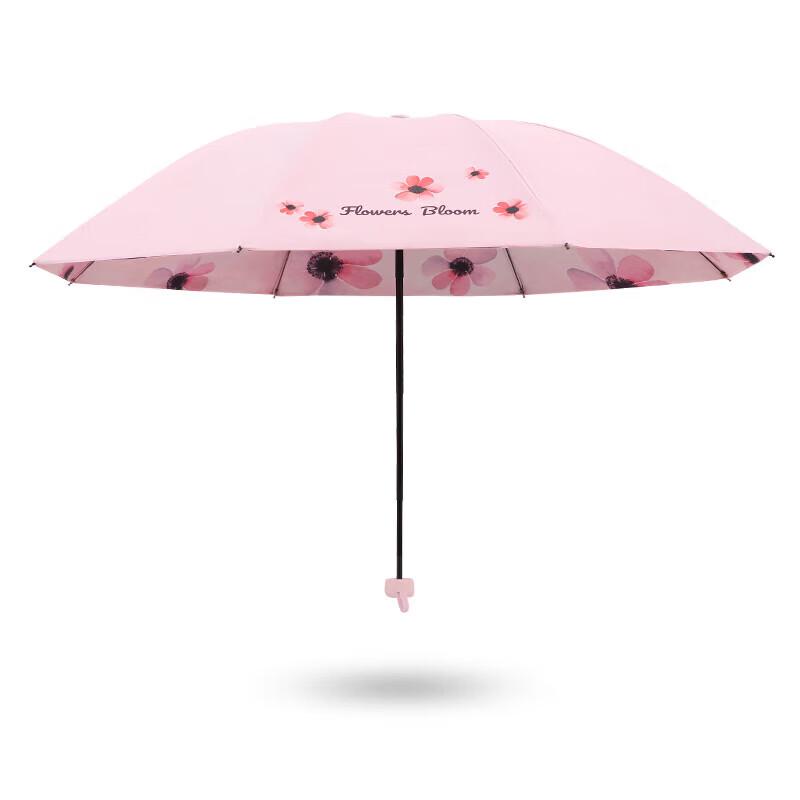 Heaven 30998E Three-Fold Botanical Sun Rain Umbrella