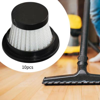 10Pcs Ersatz Filter für Staubsauger, Gefaltet Typ Reinigung Liefert Waschbar HEPA