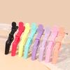 6pcs Salon Tools Hairdressing Crocodile Clip, Hair Clip, Perm Hair Dyeing Plastic Clip For Hair Accessories