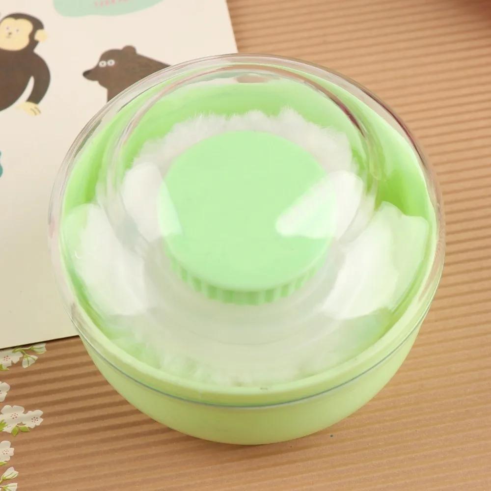 Plastic Baby Powder Puff Cool Body Prickly Heat Powder Sub-Bottling Portable Large Empty Storage Box Container Face Powder Tools