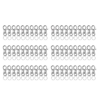 Metal Swivel Lobster Claw Clasps for DIY Keychain Lanyard, Jewelry Making
