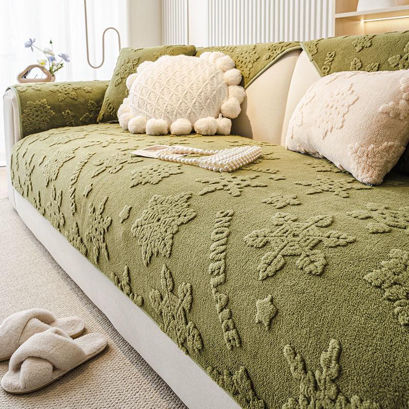 

Gentle Dream Winter Thicken Sofa Cover Теплый короткий плюшевый высококачественный диван-подушка Подушка для сидения в комнате Противоскользящий чехол Ткань 70*70cm