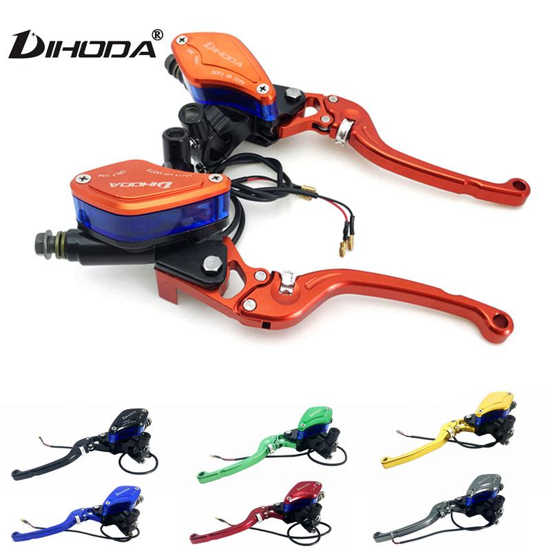 14mm Kolbenhebel Verstellbarer Griff Hydraulische Kupplung Bremspumpe Hauptzylinder Motorrad Racing Universal Für HONDA Yamaha