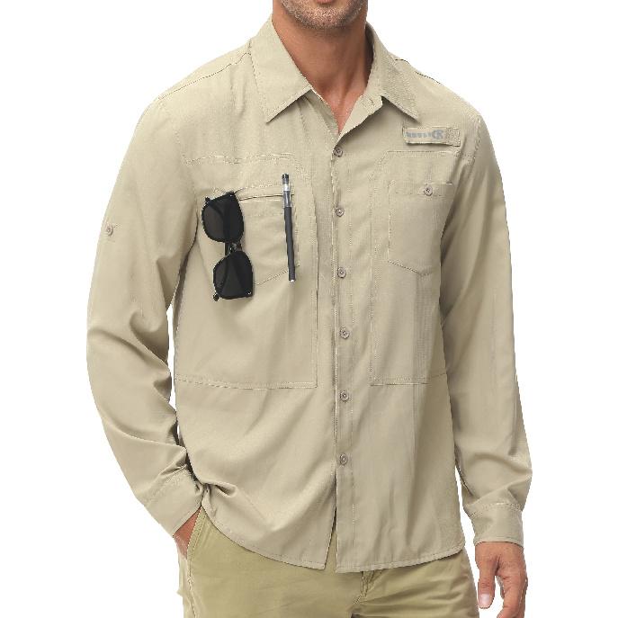 Men`s UPF 50+ Long Sleeve Fishing