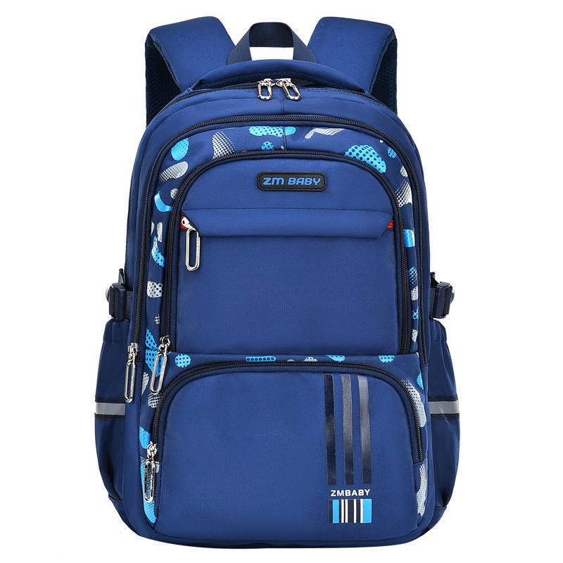 Kids School Backpack With Letter Print And Ultralight Nylon For Boys Grades 34