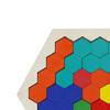 Educational Puzzles Blocks, Logical Game ,Colorful Wood Brain Teasers Toy, for Creativity
