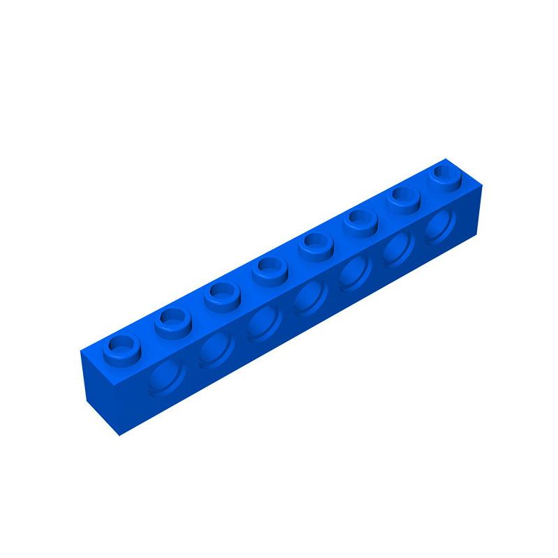 

10pcs compatible with 3702 technology brick 1x8 perforated brick series bulk module mainstream brand MOC children s toys