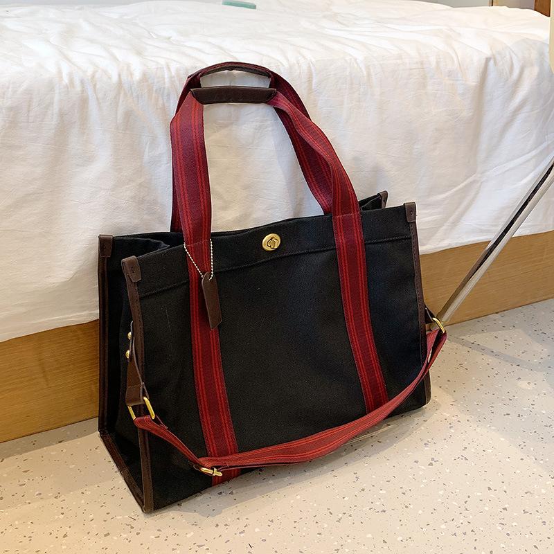 Tote bag women's 2025 new large-capacity backpack autumn and winter versatile shoulder messenger bag premium backpack