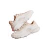 Anta Anti-Slip Wear-Resistant Low-Top Running Shoes Women's Papyrus White Smoky Brown Sneakers