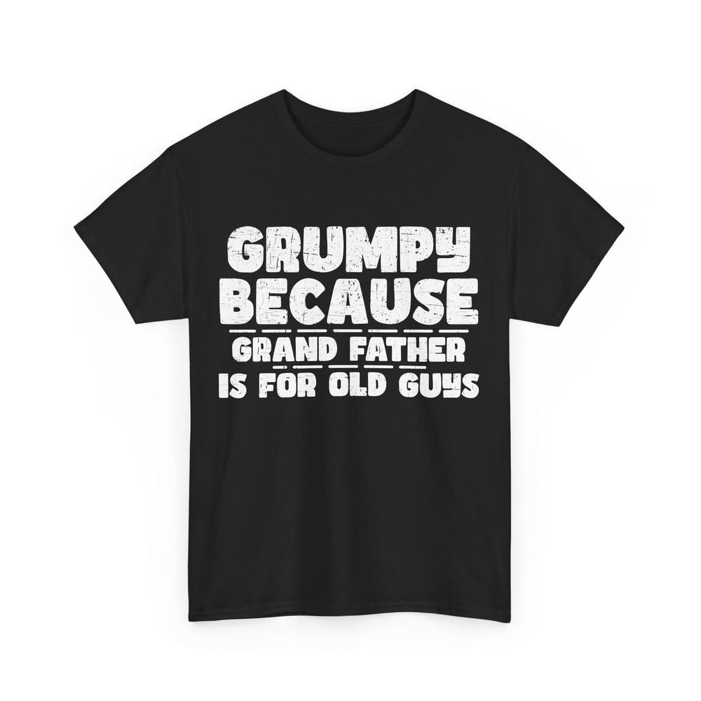 

Дедушкина рубашка, Ворчливый, потому что дедушка - для стариков, Смешная рубашка 4XL