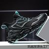 Large size fashion casual running shoes men's flying woven shoes shock-absorbing sports blade men's dad shoes