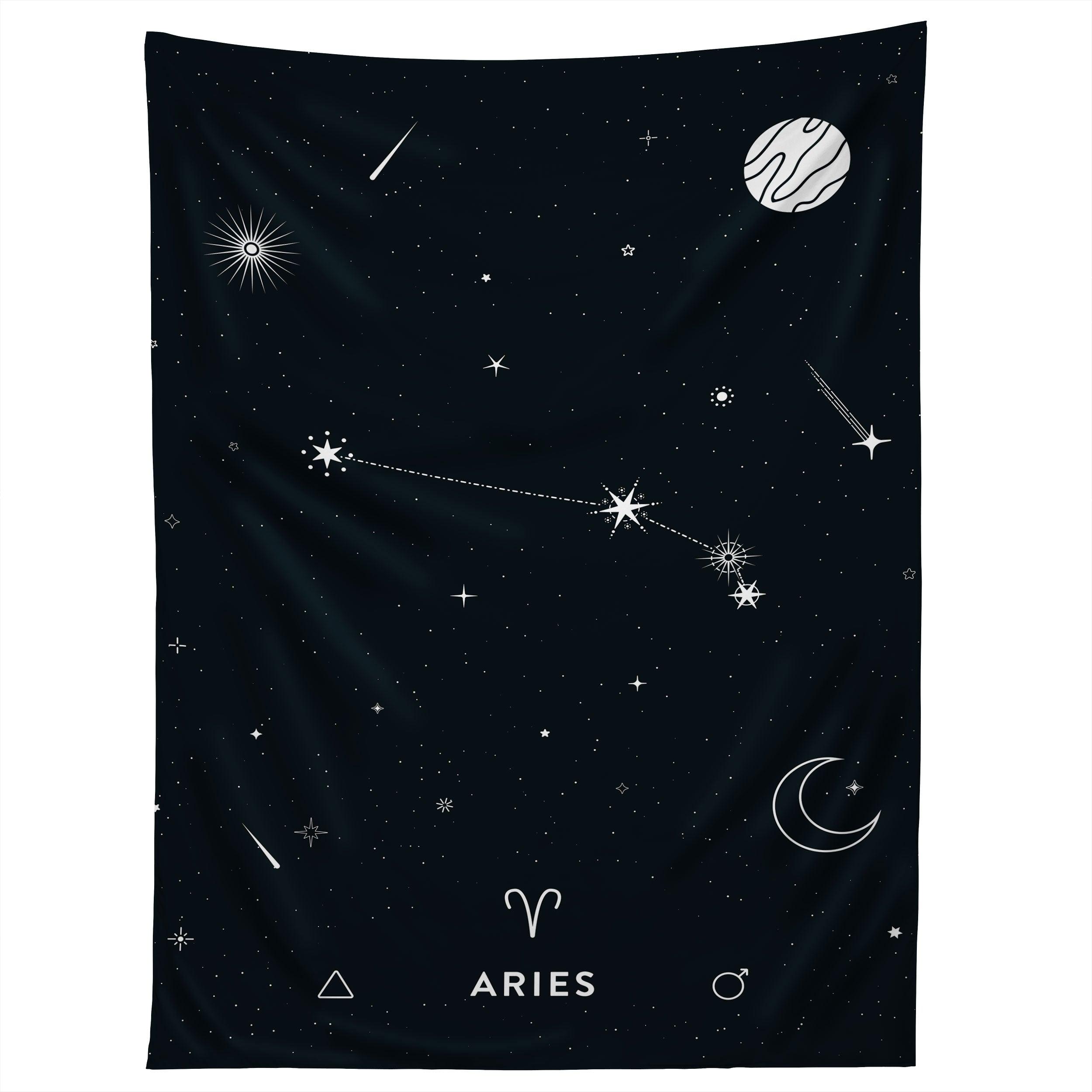 ARIES STAR CONSTELLATION tapestry 75x100