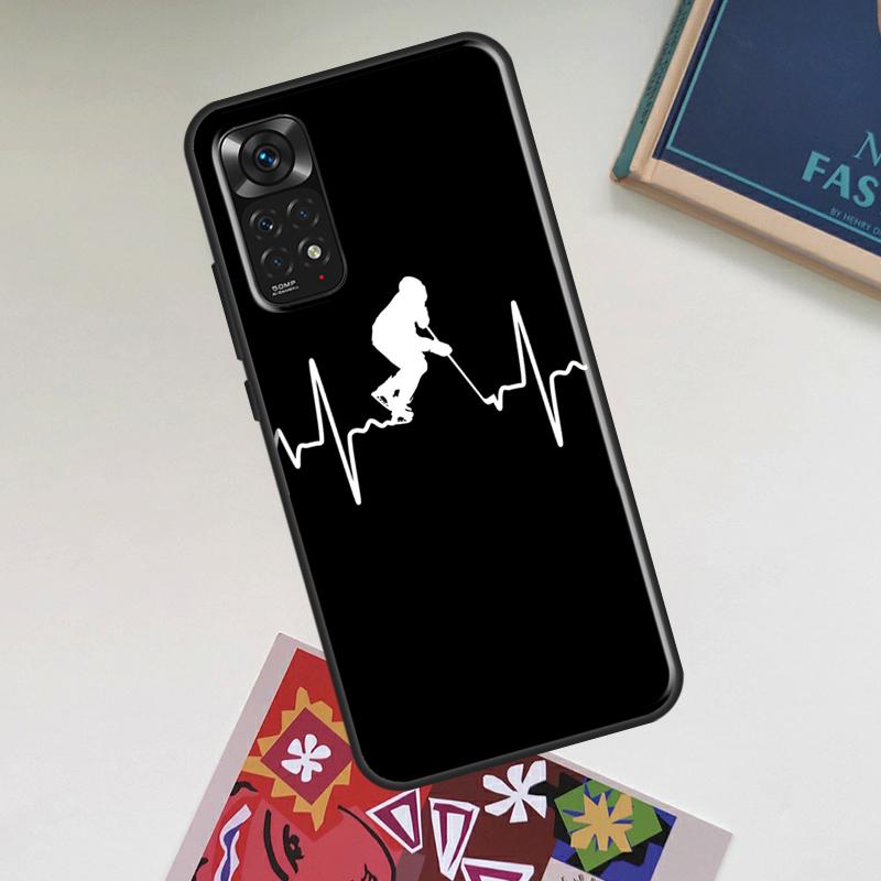 Ice Hockey Player Case For Xiaomi Redmi Note 14 Pro 13 12 11 10 15 Pro Plus Redmi 15C 13C 12C 10C 14C 15 Cover