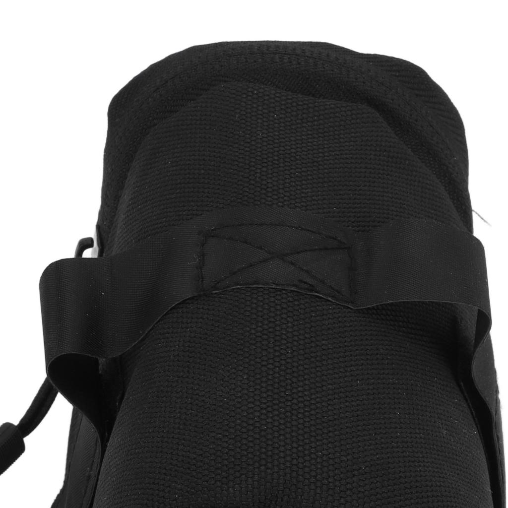 Saddle Bag Bicycle Black Oxford Cloth Material Easy Disassemble Zipper Design Small Wind Resistance Underseat Pouch