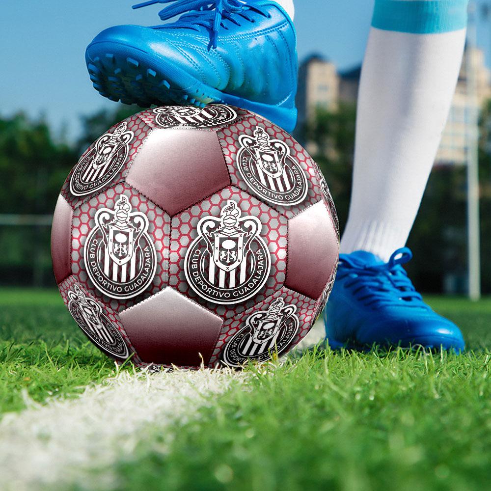 Club Deportivo Guadalajara football club Indoor Size 5 Soccer Ball Colorful Machine Stitched PVC Competition Ready Durable High-Bounce