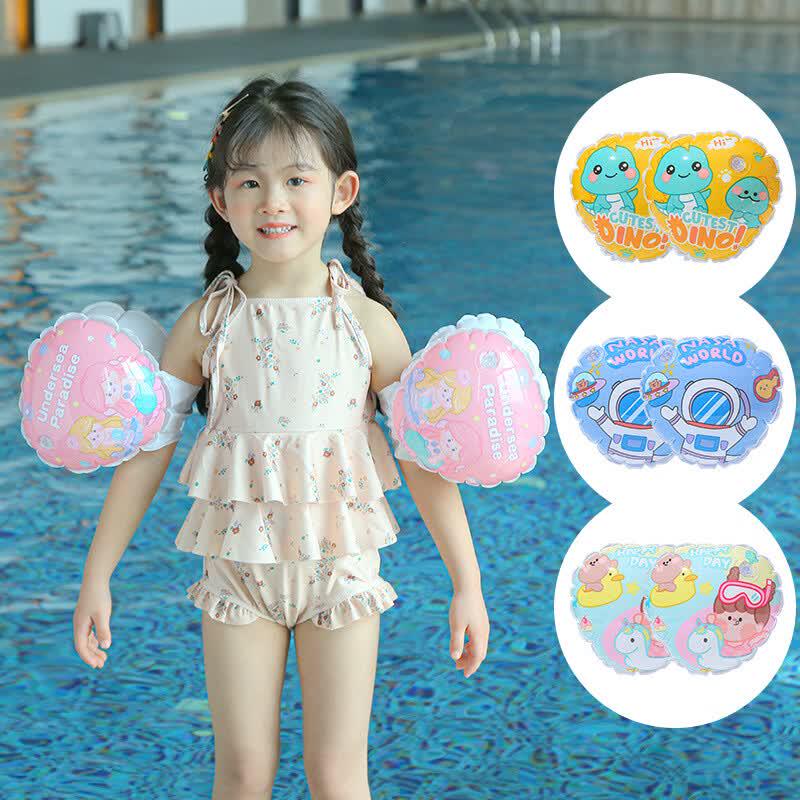 Kids' Pink Mermaid Inflatable Armbands