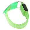 Outdoor Running LED Armband Adjustable Flashing Wristband Cycling Light Up BraceletGreen