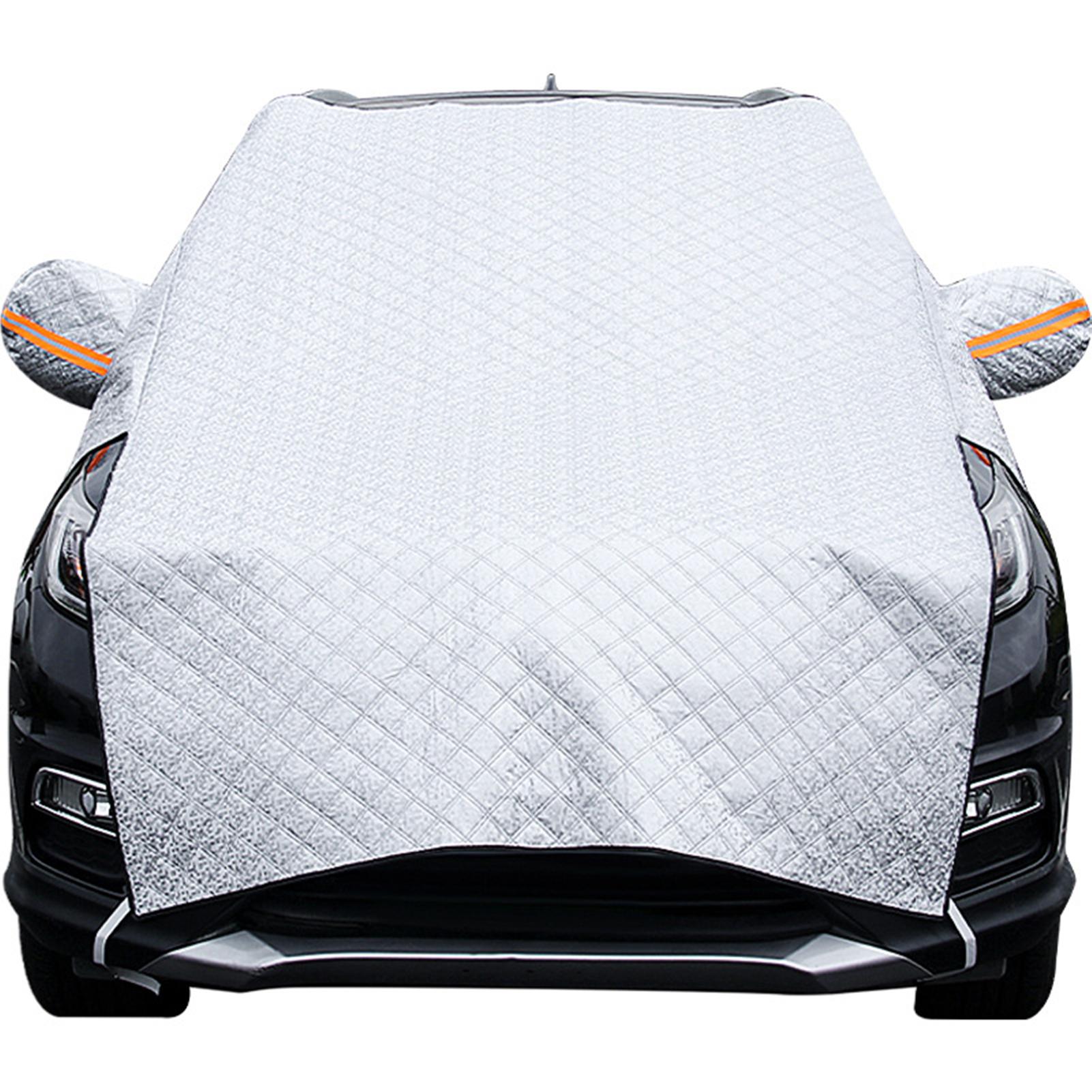 

Thick and Durable Windshield Snow Cover Weather Resistant Easy to Install Universal Fit Car Windshield Cover