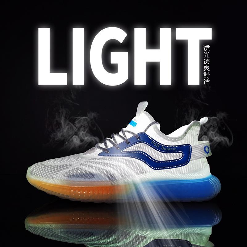 Men's shoes 2025 versatile summer new breathable thin mesh shoes mesh sports casual running shoes coconut deodorant moisture shoes