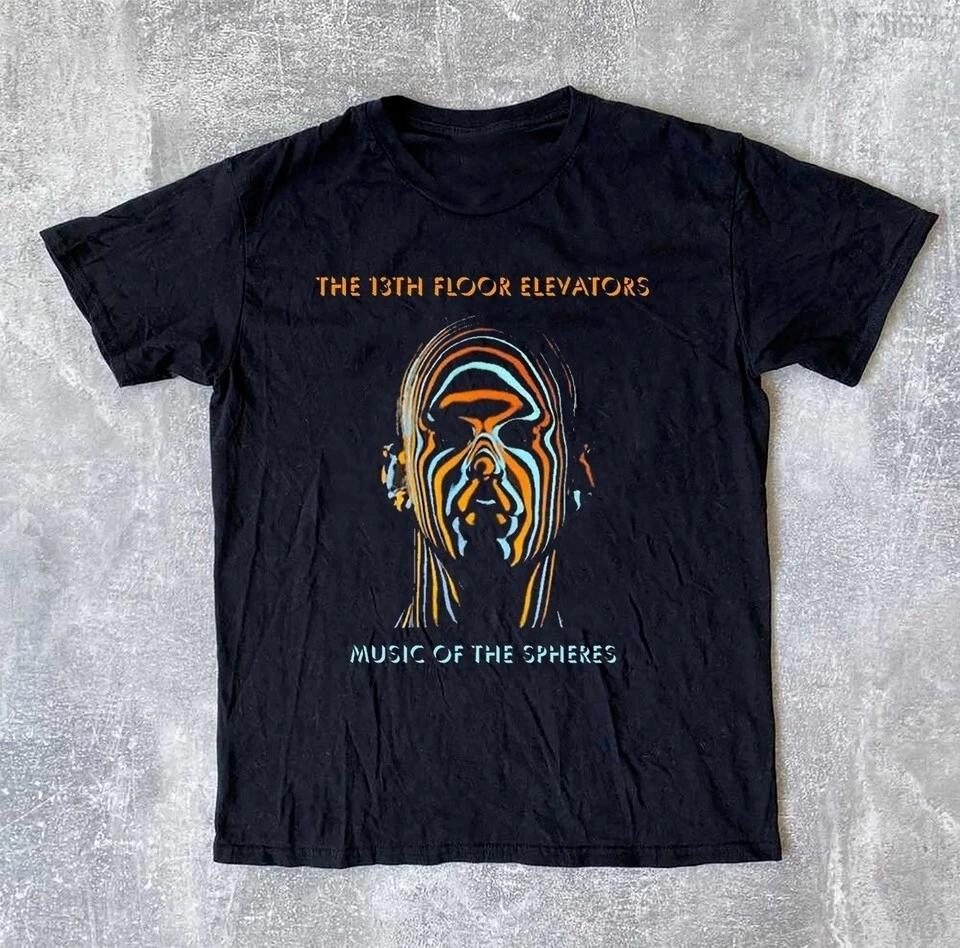 Hot The 13th Floor Elevators Band Music of the Spheres Black S to 5XL Shirt SN61 S