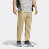 Adidas X National Geographic Twill Solid Color Letter Print Cuffed Outdoor Sports Pants Men Pants Light-Khaki IC1999