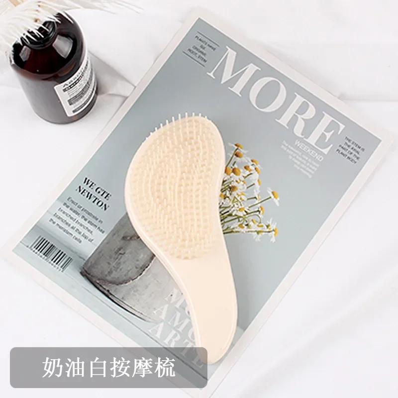 Portable Magic Handle Hair Comb Anti Static Massage Hair Brush Detangle Shower Massage Hairbrush Combs Salon Hair Styling Tools