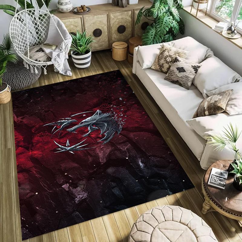 The Witcher's Fury carpet Living room and bedroom mats printing Dormitory decoration Room Fashion