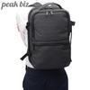 Peakbiz Men's Business Backpack with Expandable Function, Fits 15-inch and 13.3-inch Laptops, Lightweight, Large Capacity, A4 Size, 12 Pockets, Slim