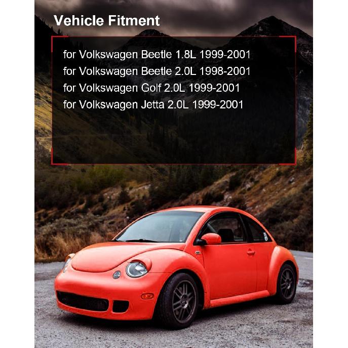 Mass Air Flow Sensor Compatible for Volkswagen Beetle 1.8L 1999-2001, 2.0L 1998-2001 & Golf/Jetta 2.0L 1999-2001 #06A906461B A2C59512896