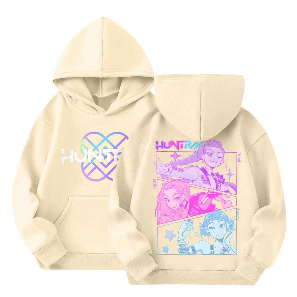 Women's Hooded Gradient Printed Long Sleeved Sweatshirt Loose Women's Sweatshirt  Sweatshirt