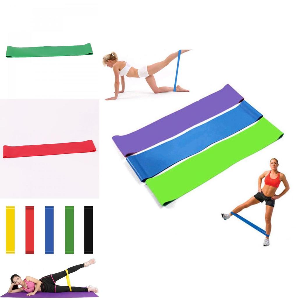 Anneau de Yoga en Latex Bande de Résistance Sangle Élastique de Résistance Fitness Entraînement Athlétique Résistance à la Traction Anneau Élastique Anneau de Traction