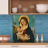 Diamond Brodery Diamond Virgin og Child Cross Stitch Runde Diamond Painting Diamond Painting