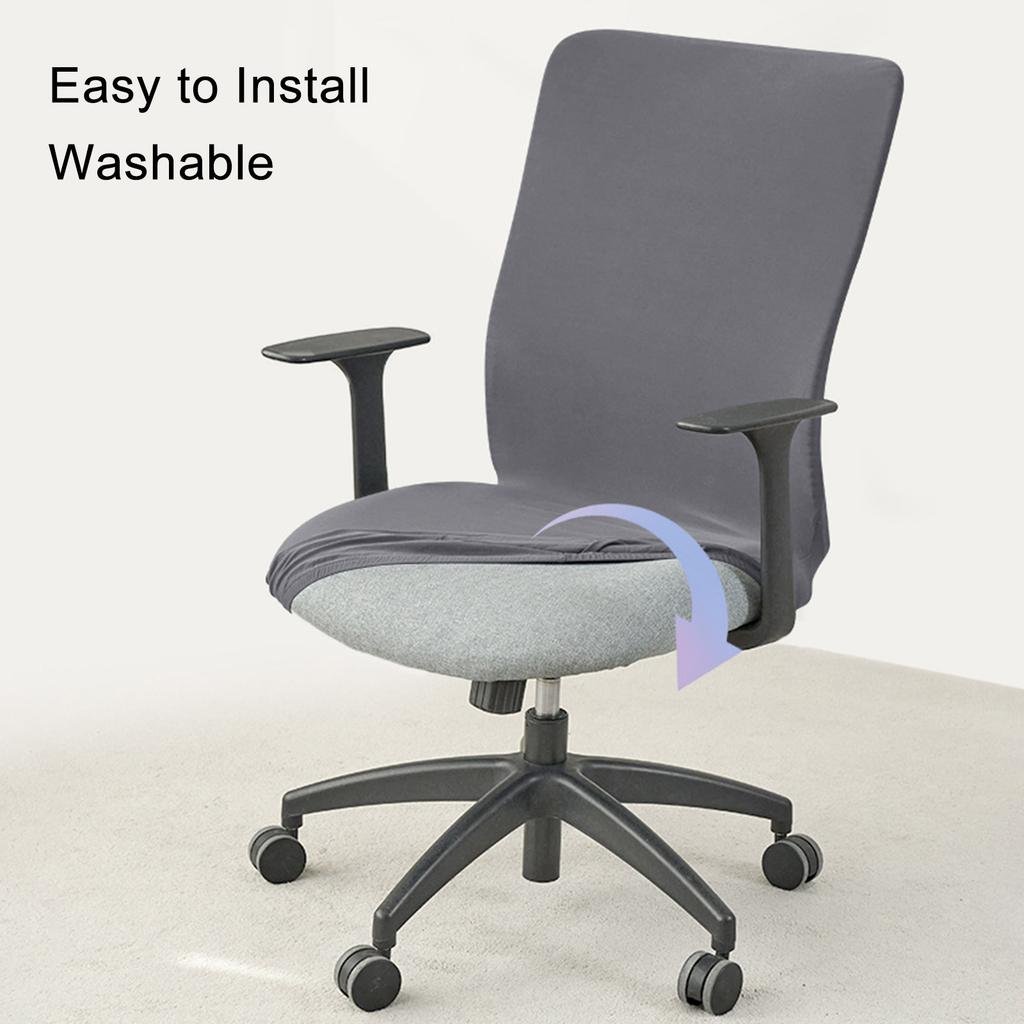 Hochelastische Stuhlschoner Weicher Milchseiden-Stuhlbezug für Zuhause und Esszimmerstühle Einfache Verwendung für Küche Hotel