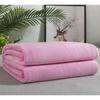Flannel Blanket Summer Air Conditioning Throw Soft Fleece Office Nap Blanket Single Layer Double Sided Plush All Season Blanket