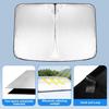 2026 Windshield Sun Shade For Tesla Model Y & Model 3 Lightweight Easy Foldable Car Windshield Sunshade - Sunlight And Dashboard Protection
