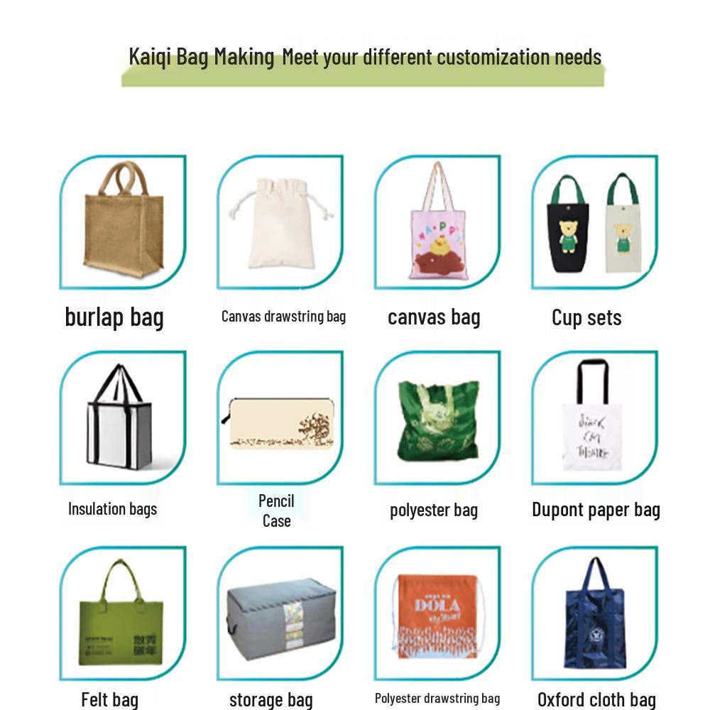Custom Logo Canvas Cotton Tote Bag for Advertising