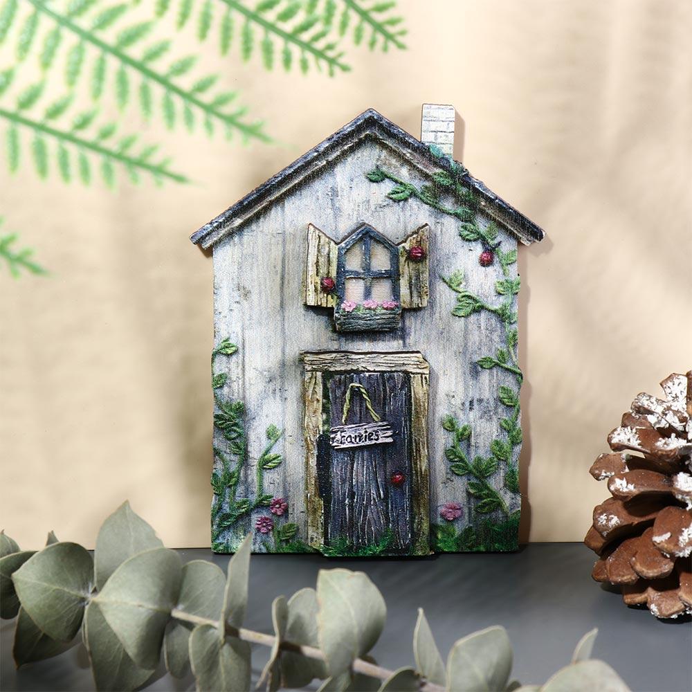 Fairy Tale Door Fairytales Door Ornaments Unique Design Pastoral Garden Miniatures High-Quality Magical Wooden Craft