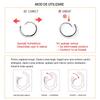 925 Sterling Silver Rhombus Design Earrings, Modern Minimalist Stud Earrings, Gift Idea for Women, 1.5 Cm, Silver