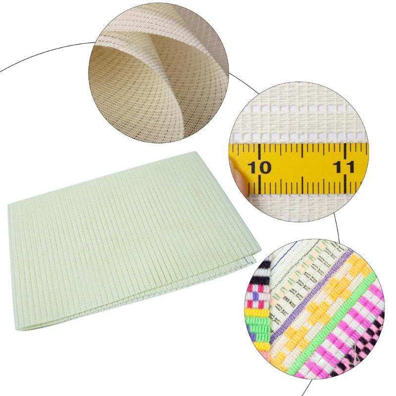 Linen Embroidery Fabric and Embroidery Thread Needle Set, Needlework Fabric X3UC