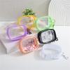 Nouveau Sac de Rangement Transparent à Fermeture Éclair Anti-poussière Mini Portable Multifonctionnel Sac d'Extérieur Étui de Protection Imperméable Écouteurs Chargeurs
