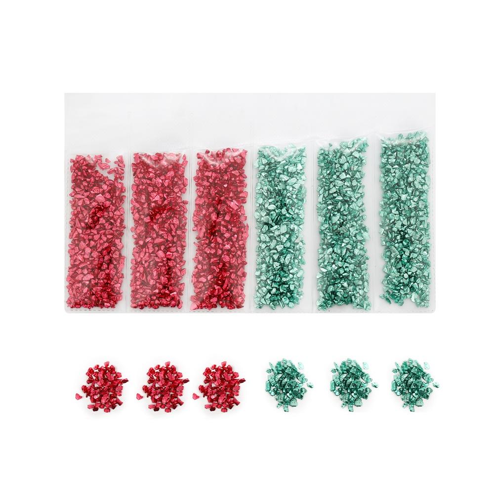 1 Set Multi-Color Mixing Nail Art Crushed Glass Stones Irregular Decoration for DIY Epoxy Resin Siliocne Mold Fillings Material