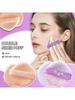 1/3/5PCS Double-Sided Powder Puff, (Purple And Orange) Face Mask, Both Sides Can Be Used, One Side I